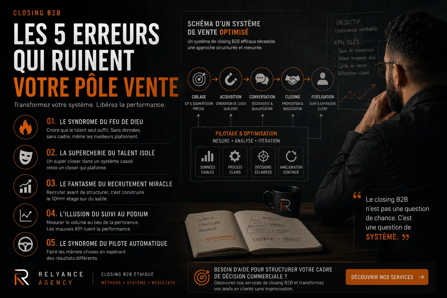 Les 5 erreurs qui rendent votre pipeline commercial illisible
